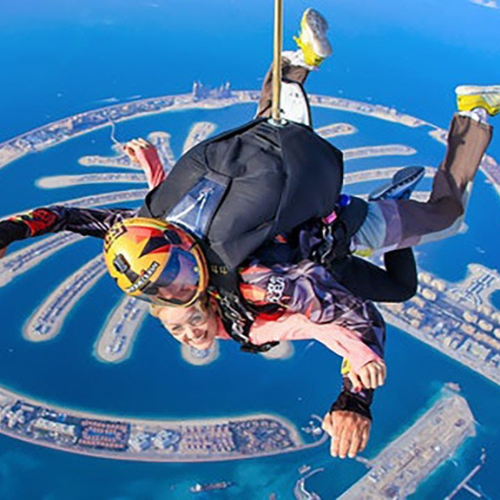 Skydive at the Palm